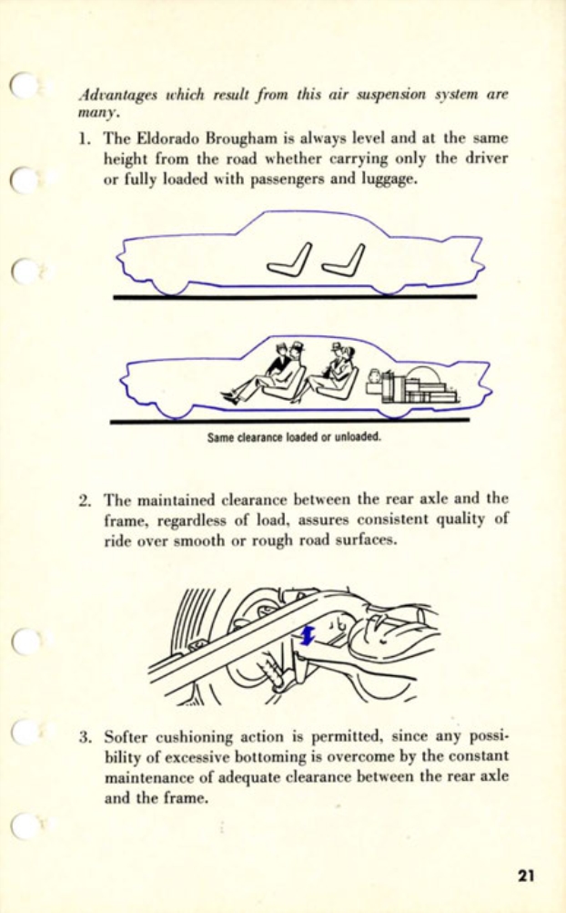 1957 Cadillac Eldorado Brougham Salesmans Data Book Page 22